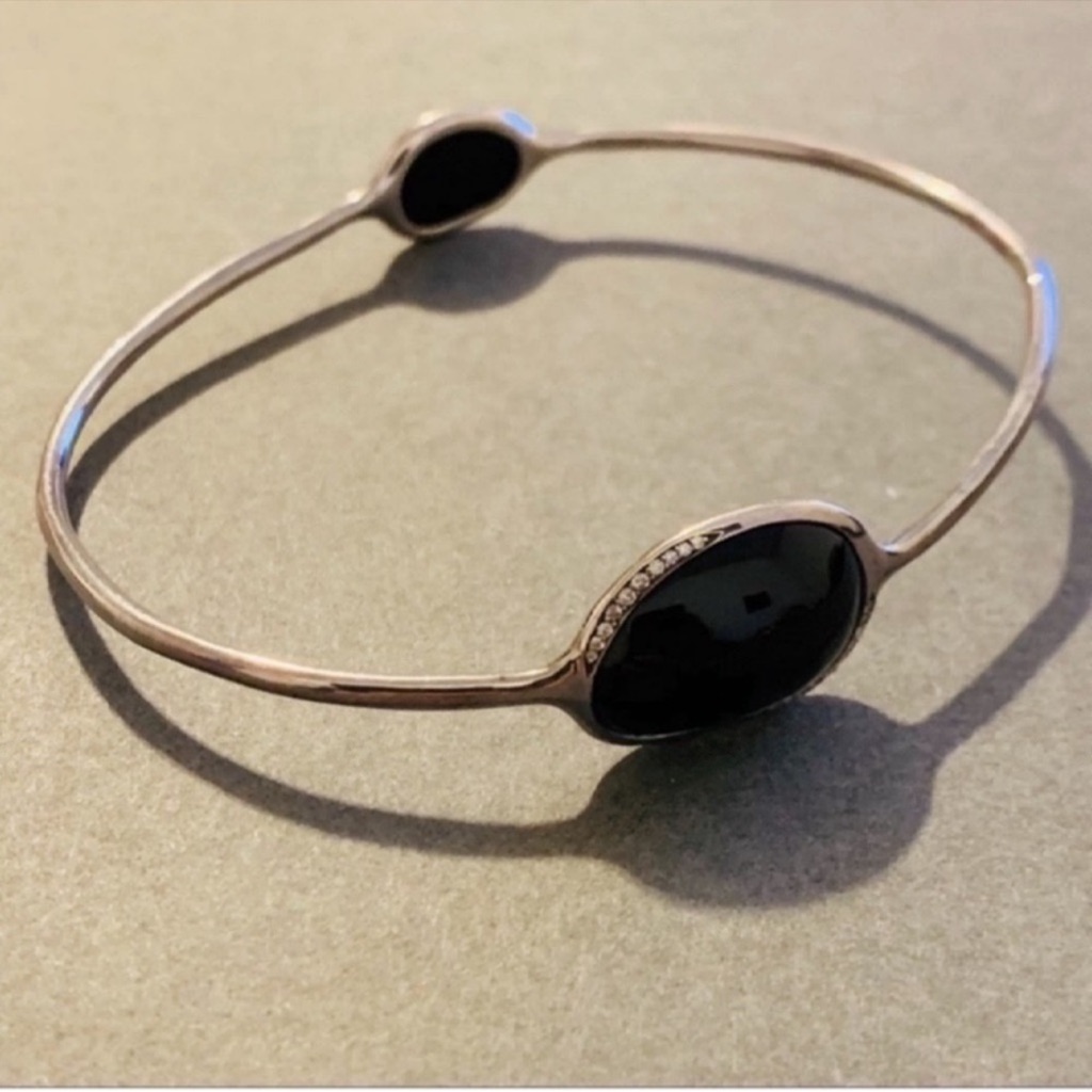 Ippolita Bangle Scultura Onyx Diamond 1000$